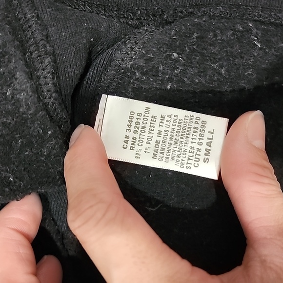 Juicy Couture classic Yorkie terrier black zip up hoodie - Picture 7 of 8